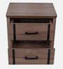 Solace Bedside Table In Bella Noce & Black Color