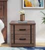Solace Bedside Table In Bella Noce & Black Color