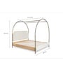 Solace Upholstered King Size Poster Bed 