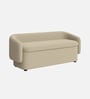 Solace Fabric Signature Storage Ottoman Ottoman in Beige Brown Colour