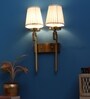 Solace Gold & Mild Steel Wall Light