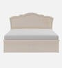 Solace King Size Bed In White Finish with Hydraulic Storage
