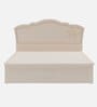 Solace King Size Bed In White Finish with Hydraulic Storage