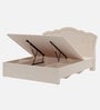 Solace King Size Bed In White Finish with Hydraulic Storage