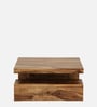 Solana Sheesham Wood Modern Coffee Table in Scratch Resistant Rustic Teak Finish