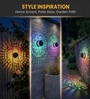 Solar Mandala 7 Color Changing Projector Light 1Pc