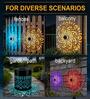Solar Mandala 7 Color Changing Projector Light 1Pc