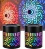 Solar Mandala 7 Color Changing Projector Light 1Pc