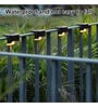 Solar Panel Outdoor Lights for Outdoor Decks with Ip65 Protection Wide Angle Lighting Pack of 2