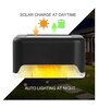 Solar Panel Outdoor Lights for Outdoor Decks with Ip65 Protection Wide Angle Lighting Pack of 2