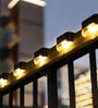 Solar Panel Outdoor Lights for Outdoor Decks with Ip65 Protection Wide Angle Lighting Pack of 2