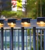Solar Panel Outdoor Lights for Outdoor Decks with Ip65 Protection Wide Angle Lighting Pack of 2