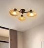 Solara 3-Light Ribbed Glass Chandelier