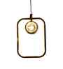 Solaria Gold Iron Hanging Light | Inbuilt LED | without Bulb | Eliante