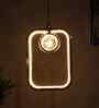 Solaria Gold Iron Hanging Light | Inbuilt LED | without Bulb | Eliante