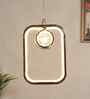 Solaria Gold Iron Hanging Light | Inbuilt LED | without Bulb | Eliante
