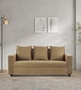 Wakefit Solatio Fabric 3 Seater Sofa In Amphora Brown Colour