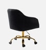 Solemn Sungger Velvet Guest Chairs In Black Colour