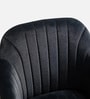 Solemn Sungger Velvet Guest Chairs In Black Colour