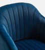 Solemn Sungger Velvet Guest Chairs In Blue  Colour