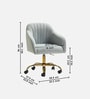 Solemn Sungger Velvet Guest Chairs In Grey Colour