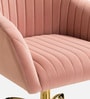Solemn Sungger Velvet Guest Chairs In Pink  Colour