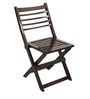Soli Folding Chair (Set of 2) in Brown Colour