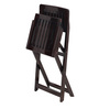 Soli Folding Chair (Set of 2) in Brown Colour