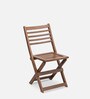 Soli Folding Chair (Set of 2) in Teak Colour