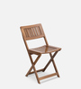 Soli Folding Chair (Set of 2) in Teak Colour