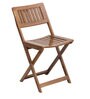 Soli Folding Chair (Set of 2) in Teak Colour