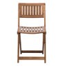 Soli Folding Chair (Set of 2) in Teak Colour