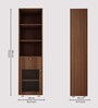 Solicitor Book Shelf in Walnut Finish