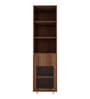 Solicitor Book Shelf in Walnut Finish