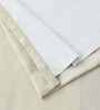 Solid (Pack of 2) 7 Ft Blackout Eyelet Polyester Door  Curtain (Beige )