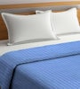 Blue Cotton 90x90 Single Bed Duvet Cover