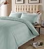 Solid 60 x 90 Inch Cotton Satin 400 TC Single Size Duvet Cover