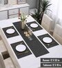Solid Black (18 x12) PVC Table Linen (Set of 5)