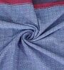 Solid Blue (90x60) Cotton Table Cover
