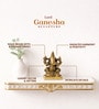 Golden Solid Brass Ganesh Ji Idol