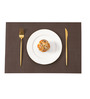 Solid Brown (18x12) PVC Table Placemat (Set of 4)