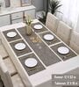 Solid Gray (18 x12) PVC Table Linen (Set of 7)