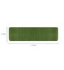 Plain Solid Polyester 6 X 1 Feet Machine Made Bedside Runner