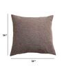 Grey Solid Cotton 16 x 16 Inches Cushion Cover