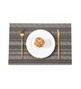 Solid Grey (18x12) PVC Table Placemat (Set of 4)