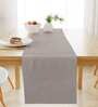 Solid (72x12) Grey Polyester Table Runner