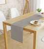 Solid (72x12) Grey Polyester Table Runner