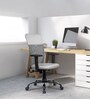 Solid Breathable Mesh  Ergonomic Chair In Grey Colour