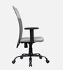 Solid Breathable Mesh  Ergonomic Chair In Grey Colour