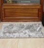 Grey Solid Microfibre 35 x 24 Inches Super Soft Door Mat